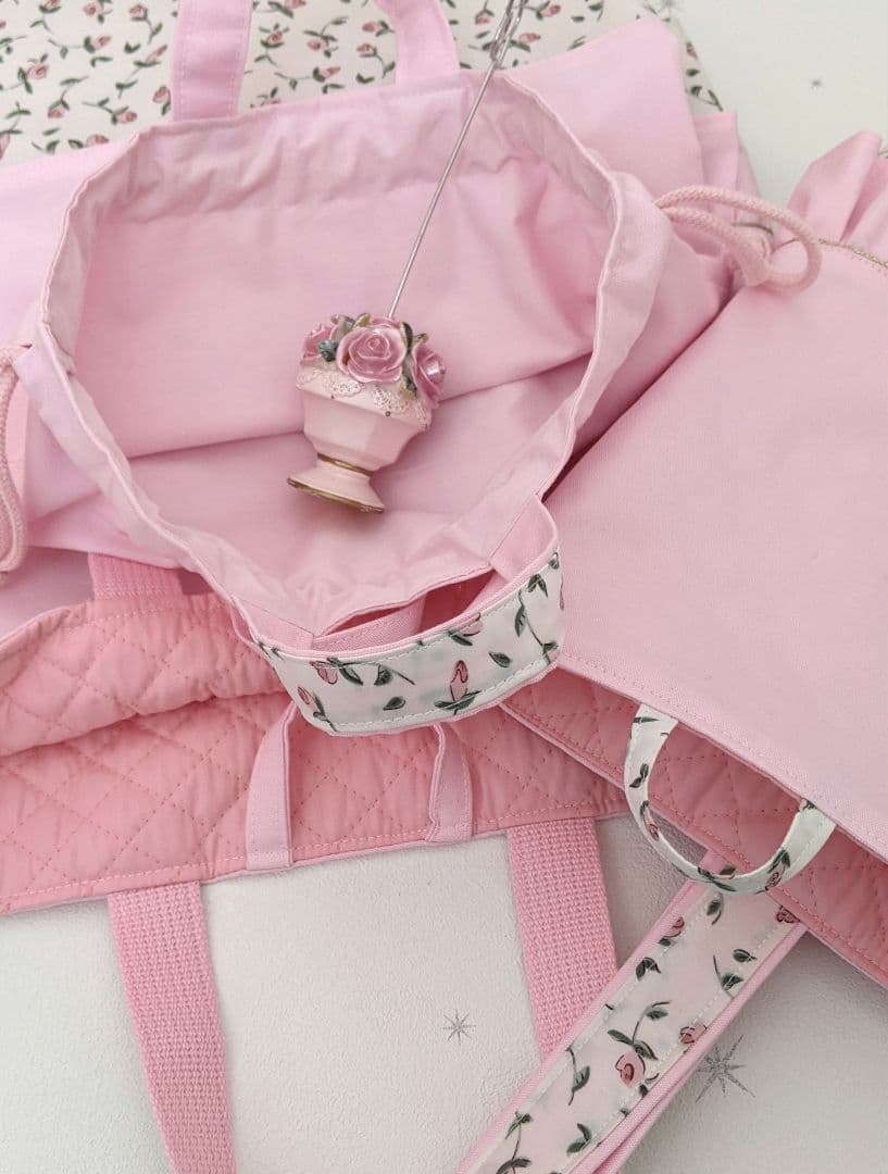 入園入学セット　レッスンバック　着替え袋　上靴入れ　リバティ