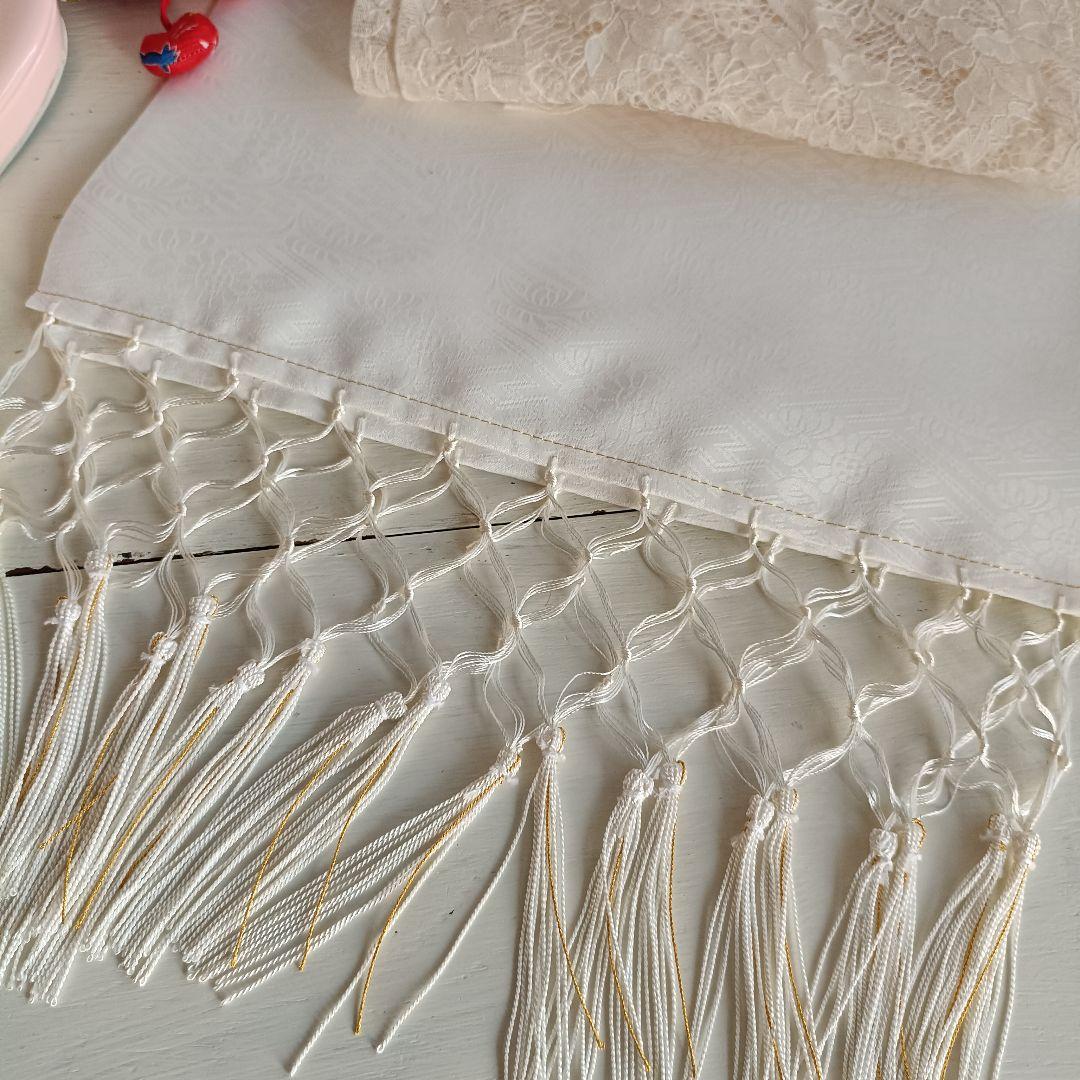 正絹濃いめのピンクの着物と作り帯フルセット