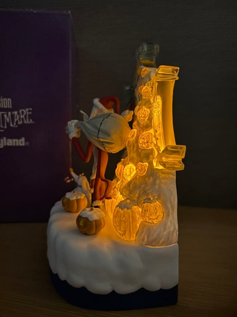 ☆ ホーンテッドマンション　ホリデー　ナイトメア　フィギュア　時計　ライト