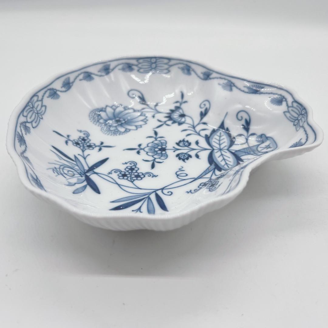 【MEISSEN】マイセン　ブルーオニオン　シェルプレート