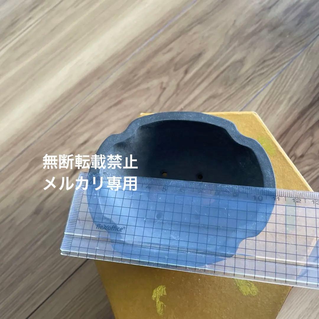 ミニ盆栽鉢　小品盆栽　桑津香石　絵鉢　椿　菖蒲　山野草