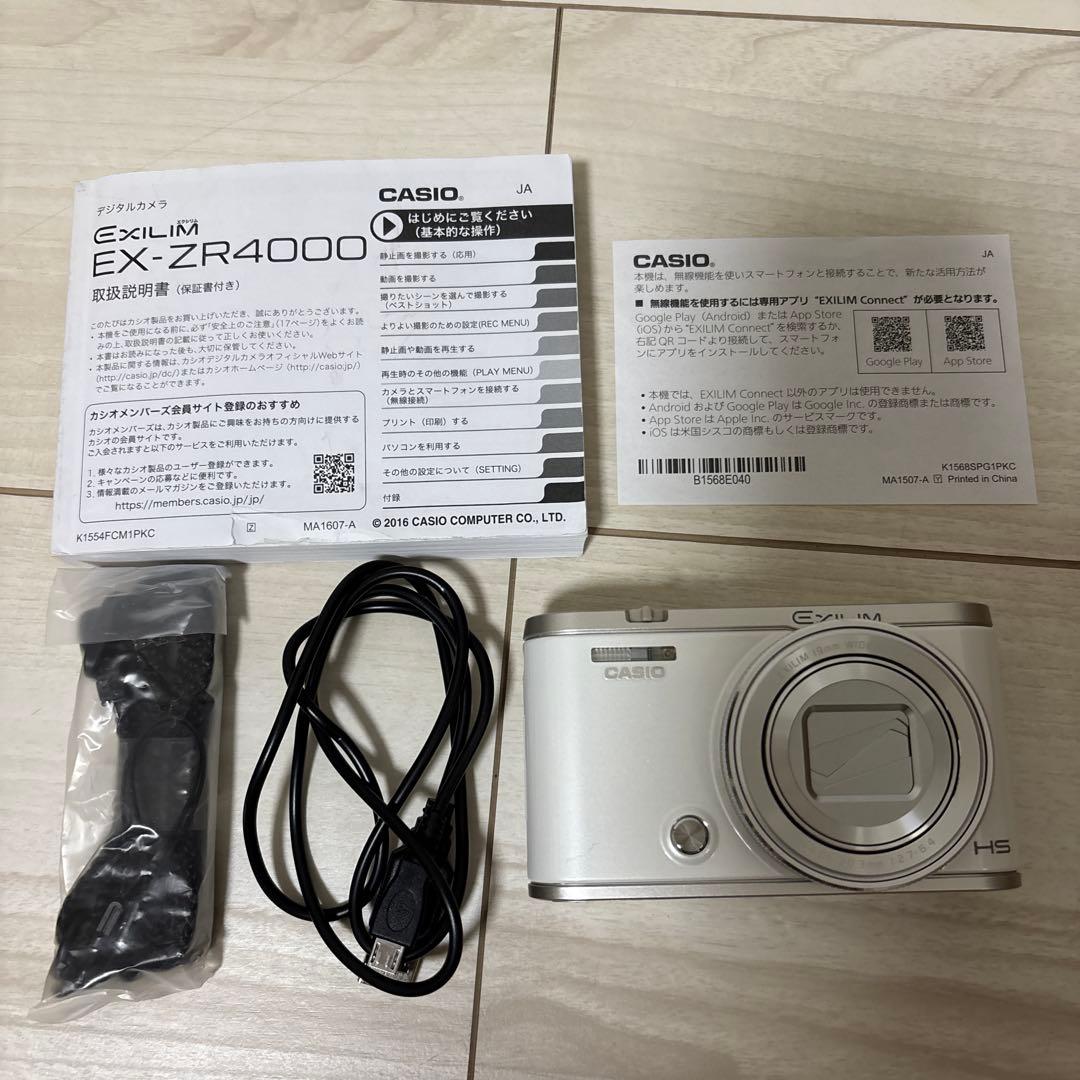 デジタルカメラ EXILIM EX-ZR4000