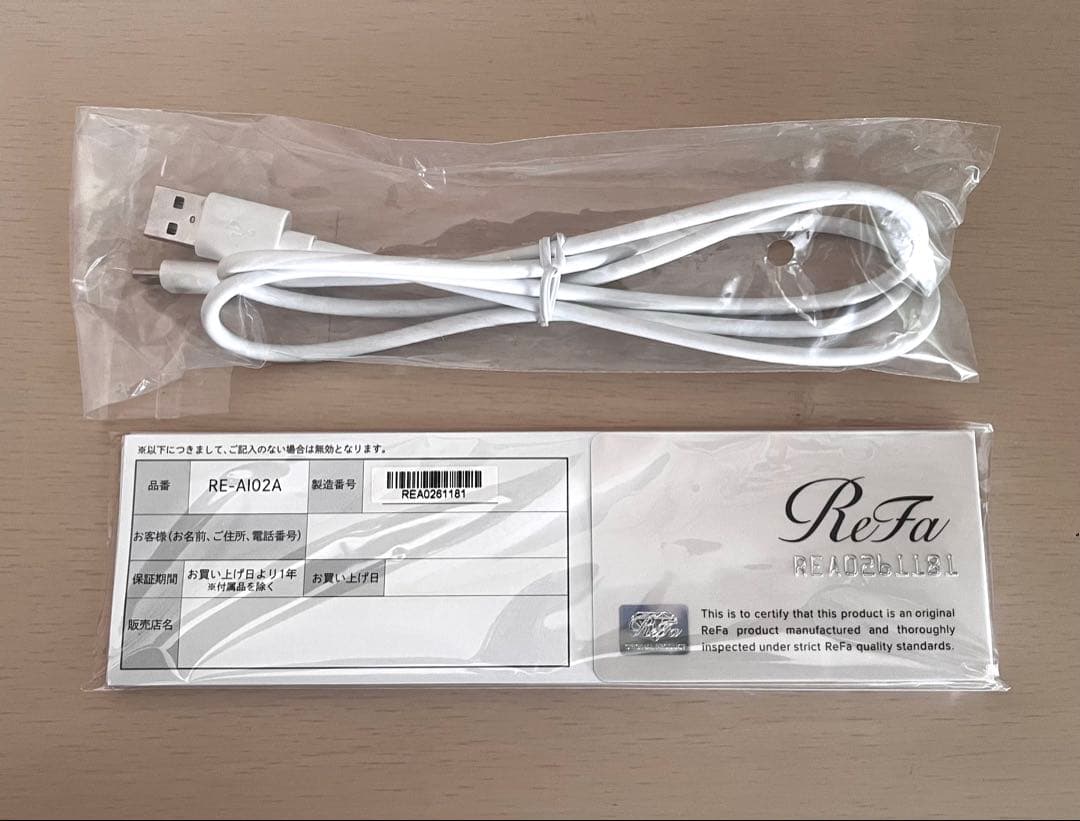 K.M出品 ReFa ストレートヘアアイロン ホワイト