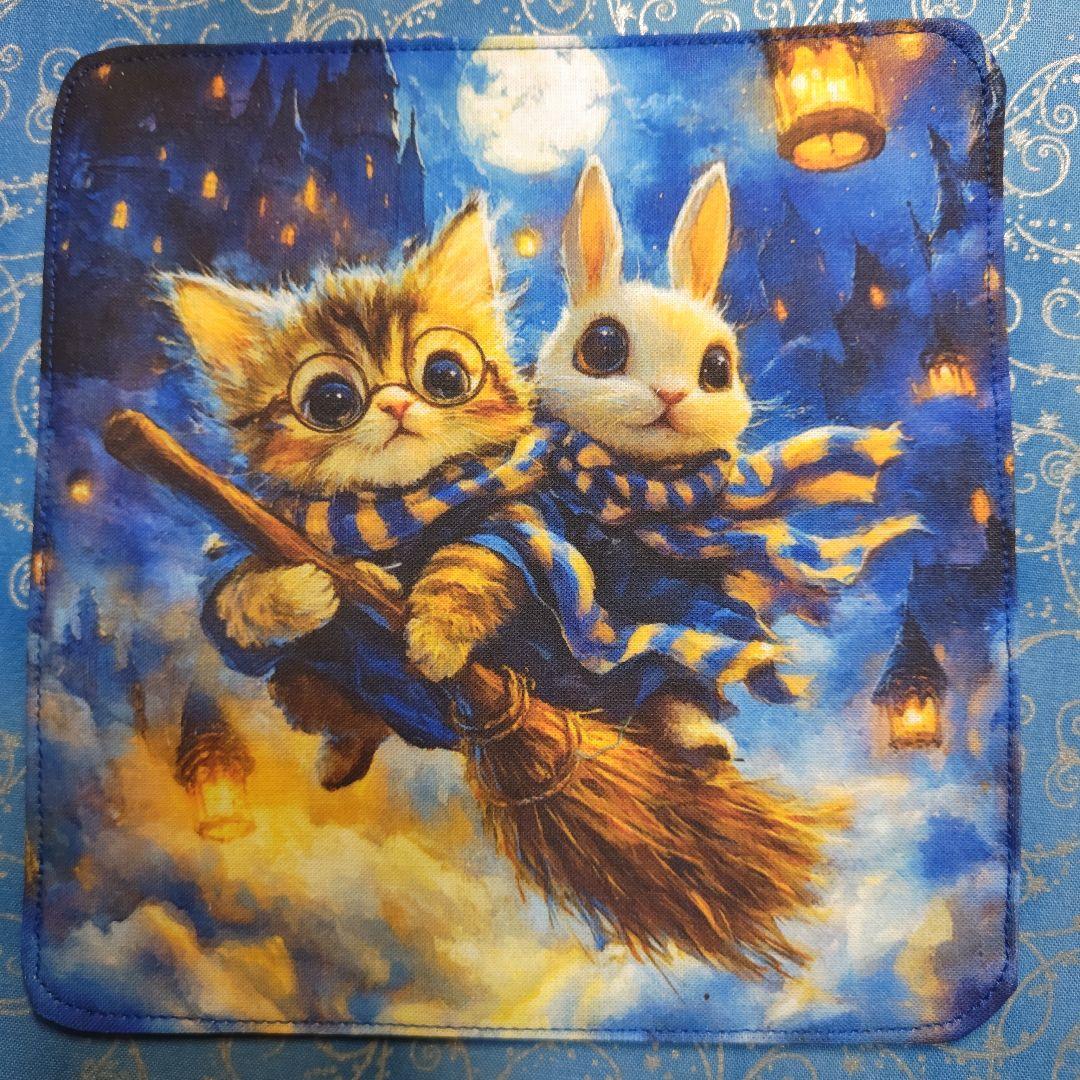 ご確認用　yourelia 4重ハンカチ　ポメラニアンちゃん柄　18