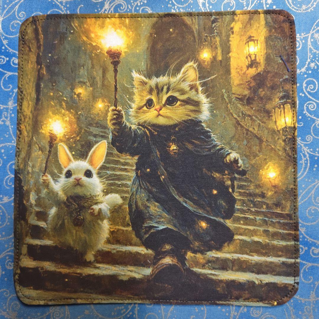 ご確認用　yourelia 4重ハンカチ　ポメラニアンちゃん柄　18