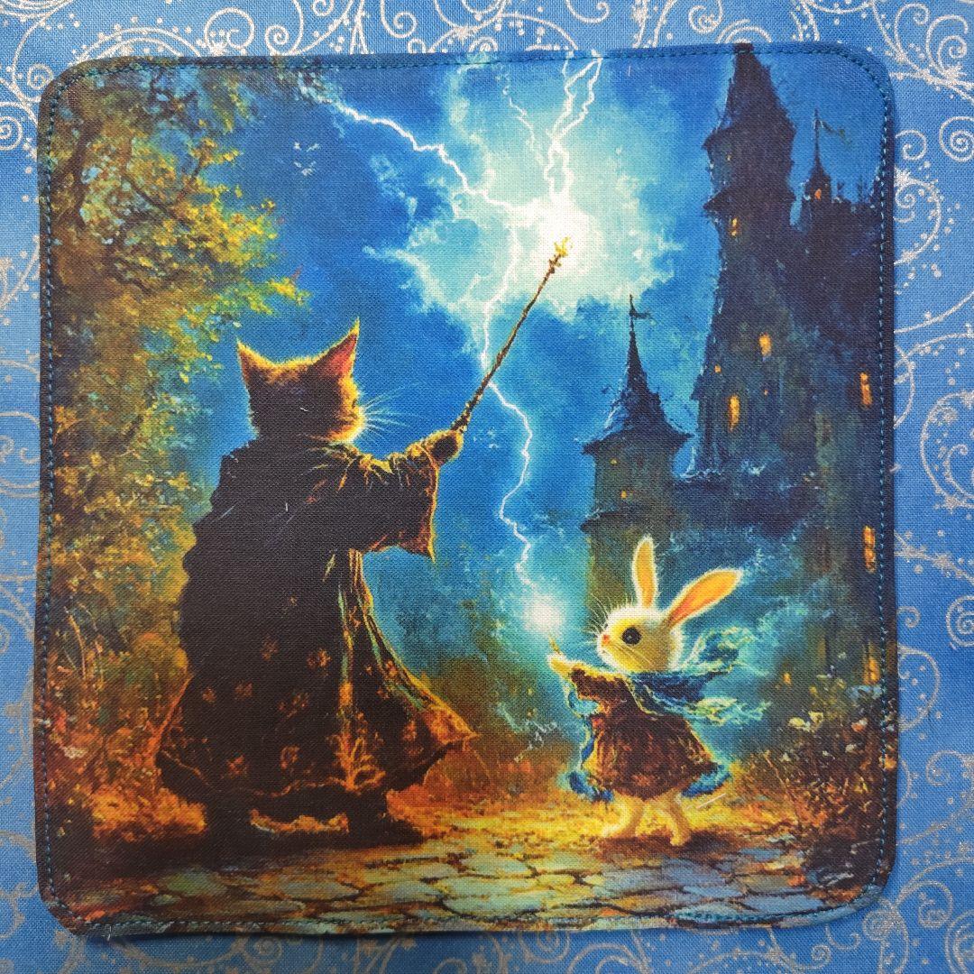 ご確認用　yourelia 4重ハンカチ　ポメラニアンちゃん柄　18