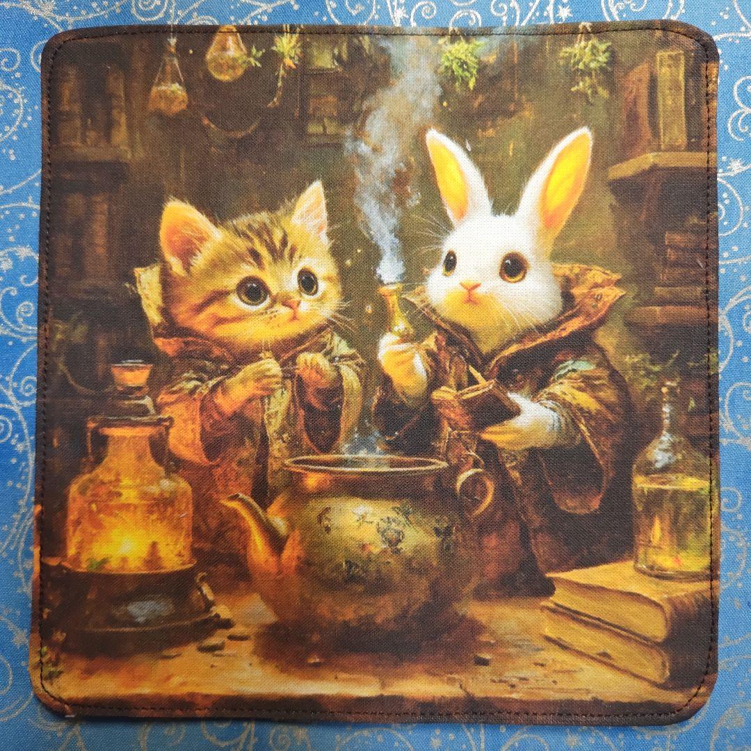 ご確認用　yourelia 4重ハンカチ　ポメラニアンちゃん柄　18