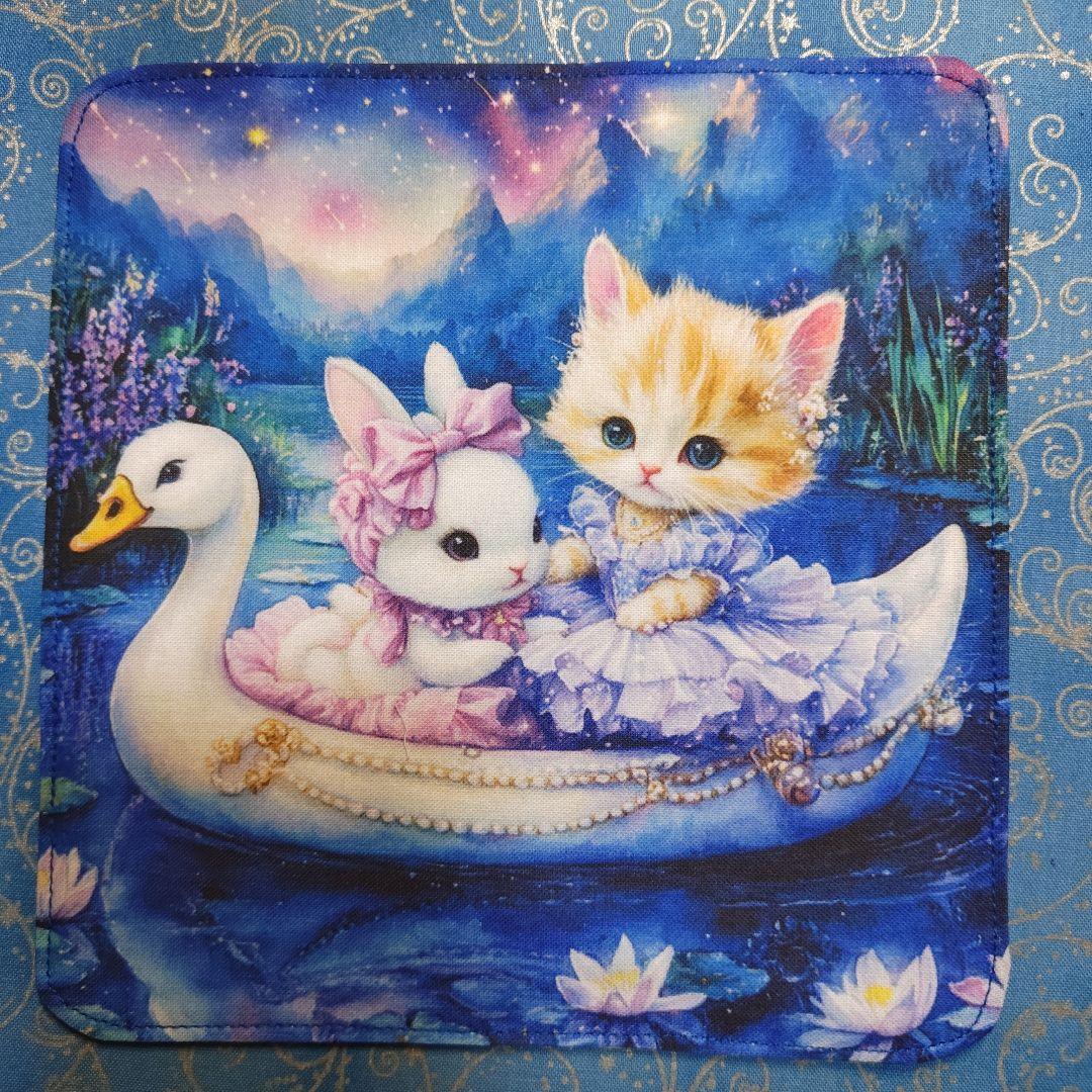 ご確認用　yourelia 4重ハンカチ　ポメラニアンちゃん柄　18