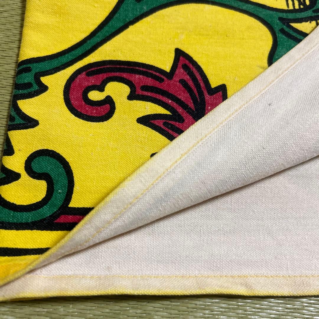 熊出没注意　のれん　北海道土産　希少品　当時物