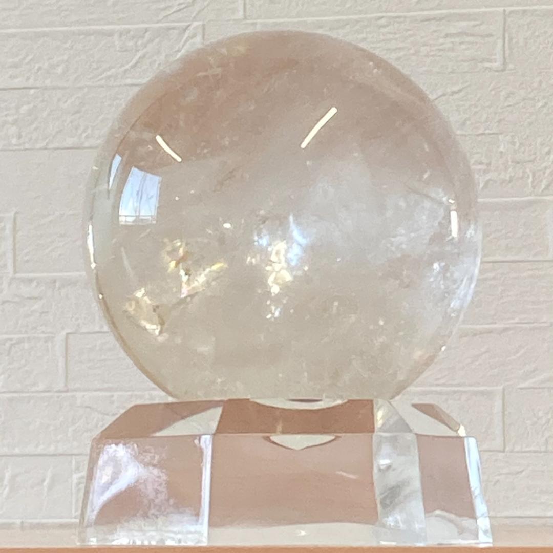 水晶球 マダガスカル産 504g 台座付き クリスタル パワーストーン 風水