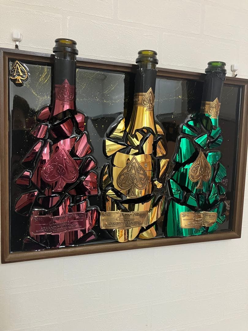 【一点物】アルマンド信号機　ボトルアート