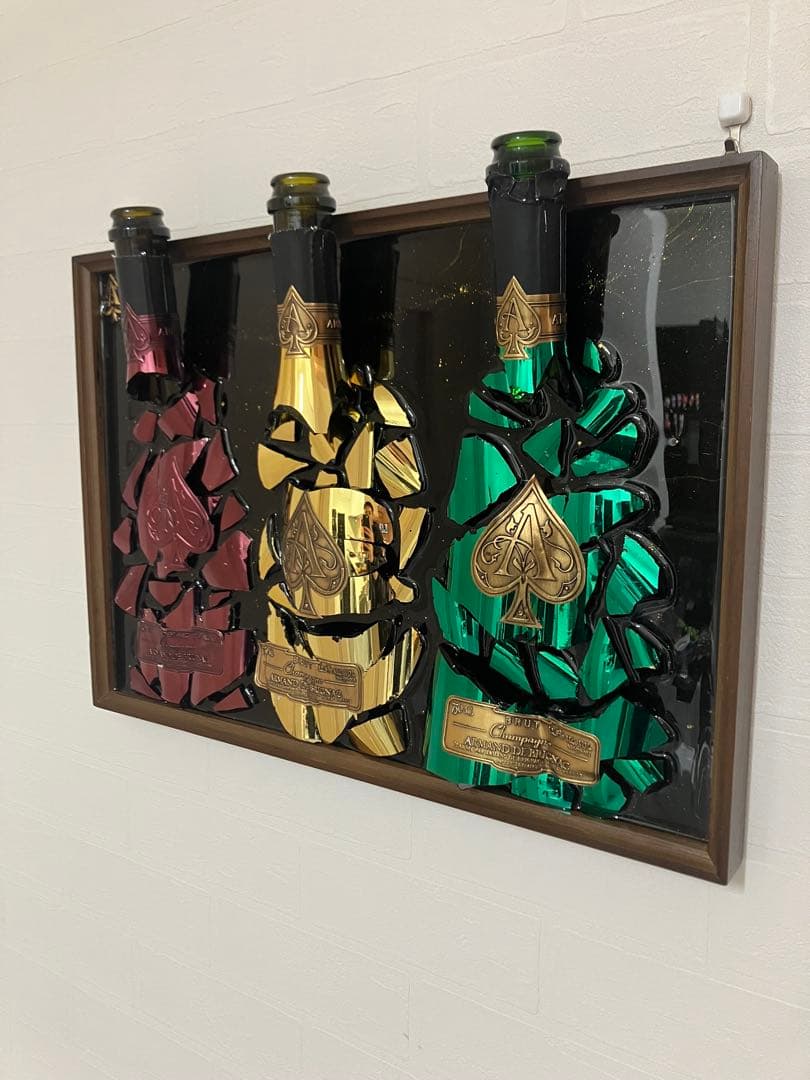 【一点物】アルマンド信号機　ボトルアート