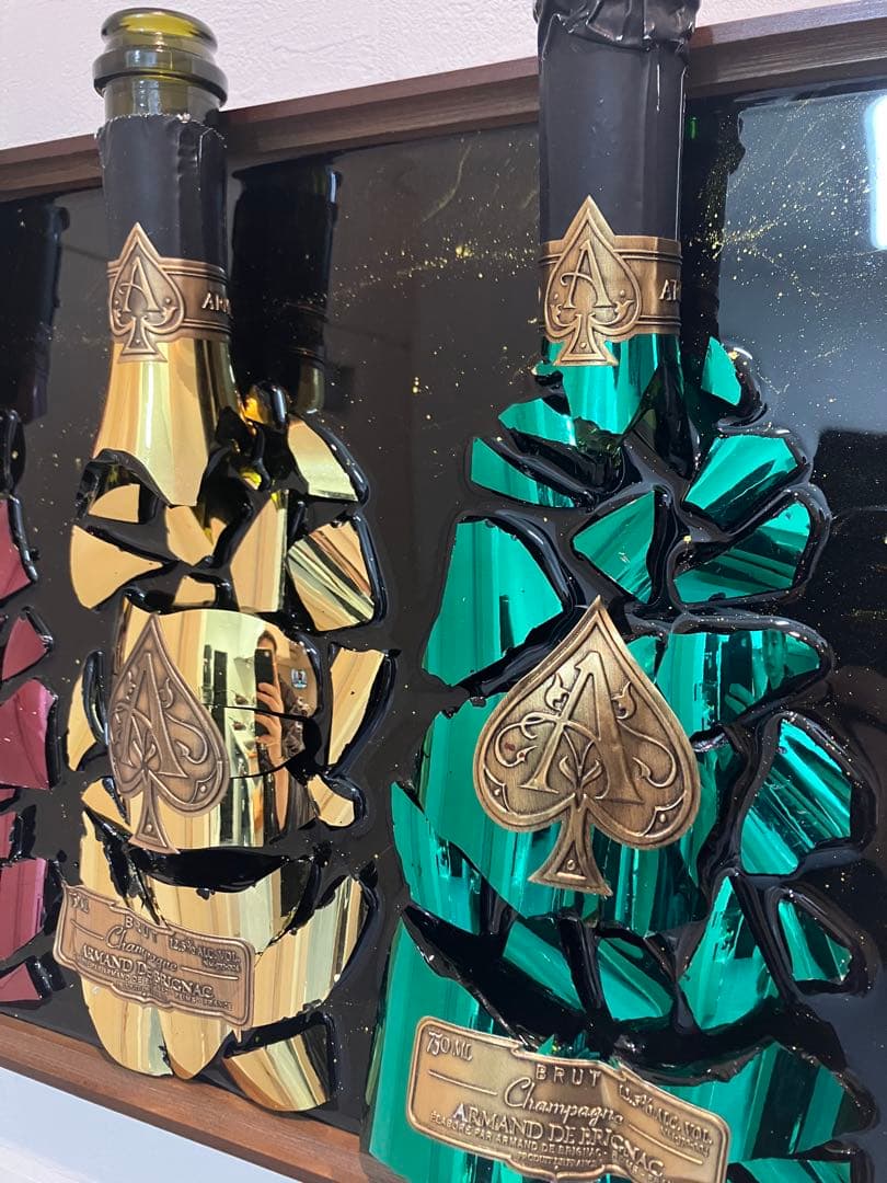 【一点物】アルマンド信号機　ボトルアート