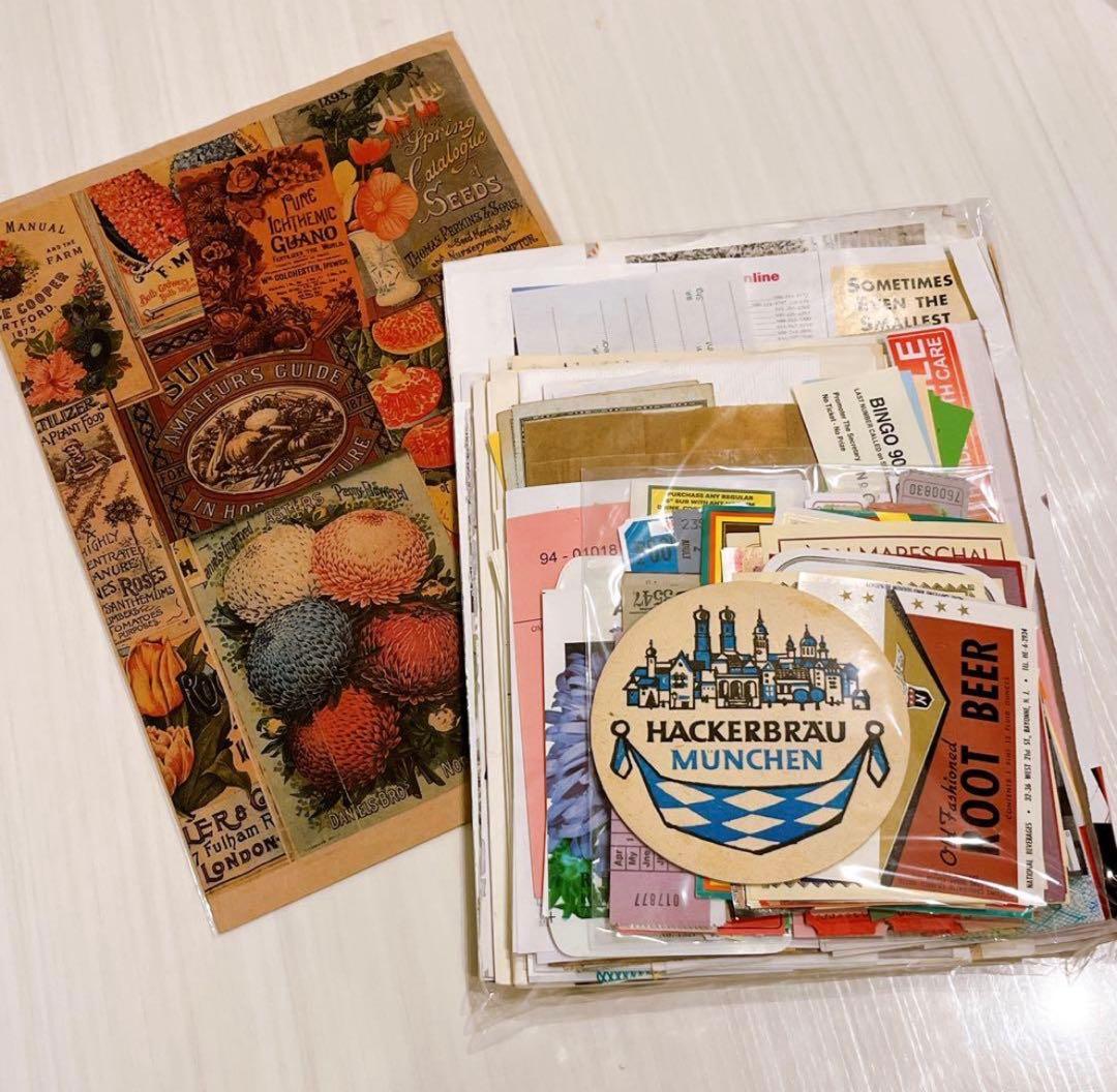 洋物 おまとめ ビンテージ 紙モノ 60サイズ