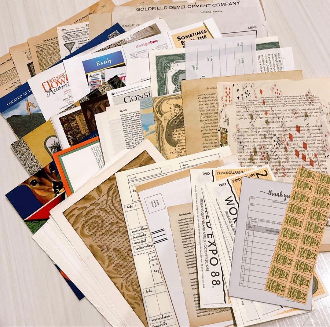 洋物 おまとめ ビンテージ 紙モノ 60サイズ