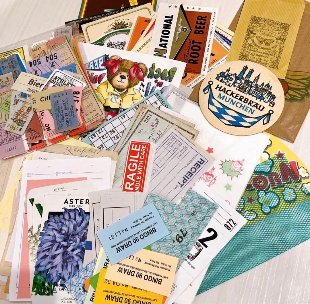 洋物 おまとめ ビンテージ 紙モノ 60サイズ