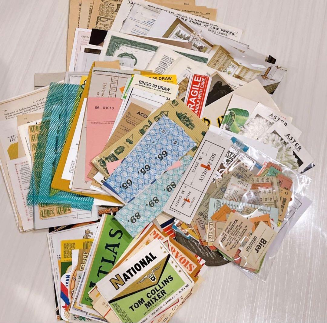 洋物 おまとめ ビンテージ 紙モノ 60サイズ