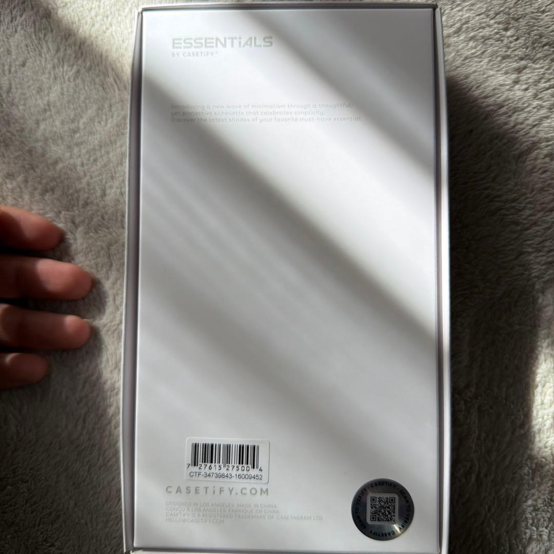 CASETiFY ブラックシリコンケース iPhone17PRO