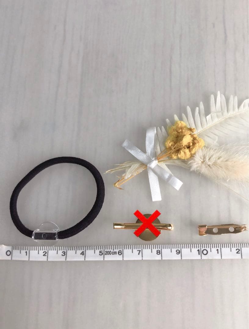 ハンドメイドレジンヘアゴム・ブローチ・ネックレスNo.410