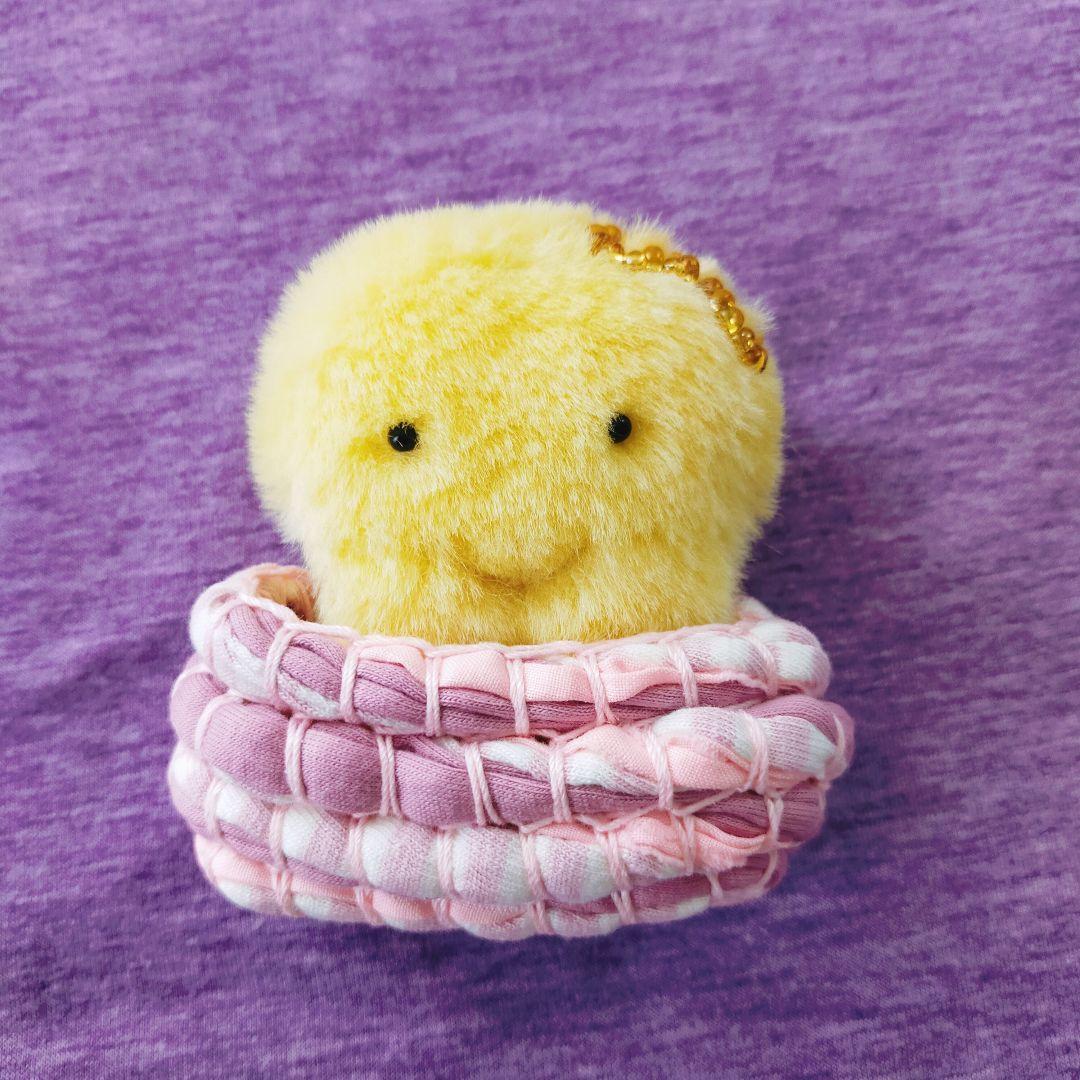 金歯の金ちゃん　歯の妖精　もふもふ　マスコット　ストラップ　歯茎ベッドつき