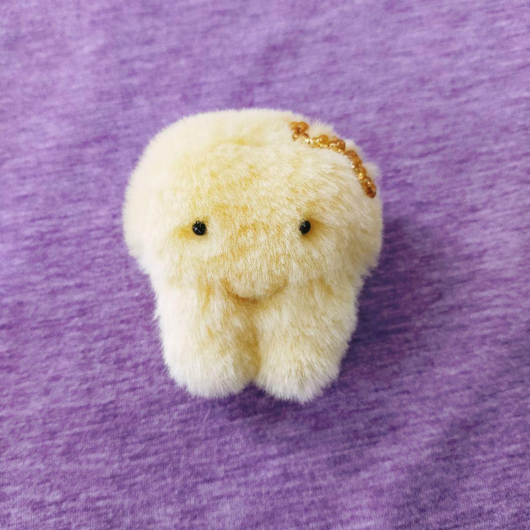 金歯の金ちゃん　歯の妖精　もふもふ　マスコット　ストラップ　歯茎ベッドつき