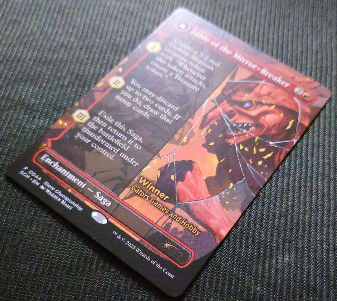 mtg 世界に１枚 稀少個体 鏡割りの寓話 フルアート プロモ 非FOIL 英語