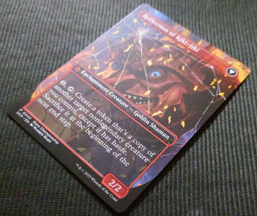 mtg 世界に１枚 稀少個体 鏡割りの寓話 フルアート プロモ 非FOIL 英語