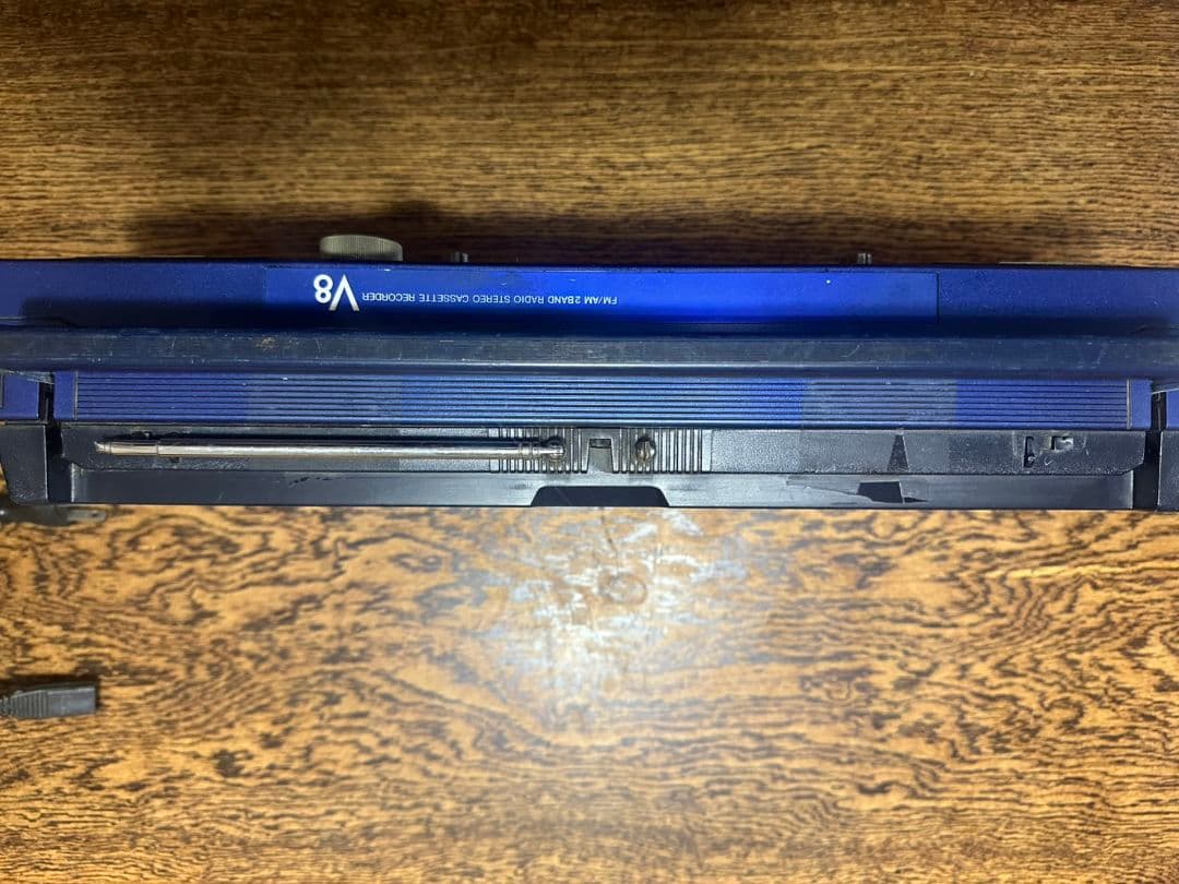 SANYO MR-V8 ネイビー ラジカセ　　ジャンク品