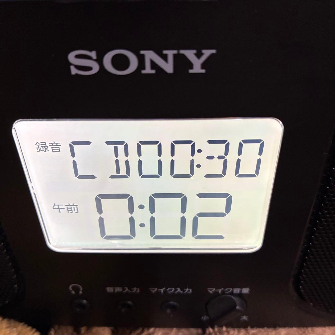 完動品！SONY ラジカセ CD AM/FM カセットテープ CFD-S401