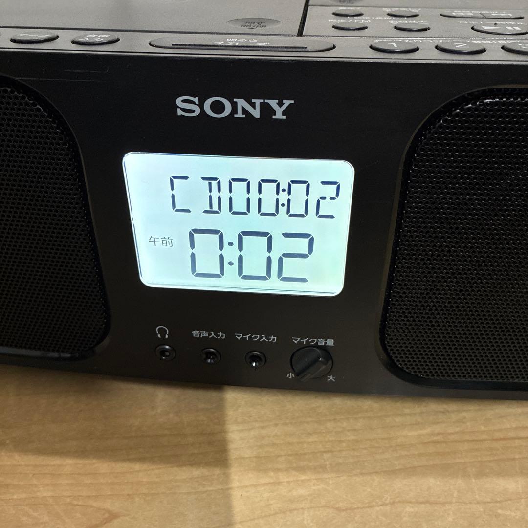 完動品！SONY ラジカセ CD AM/FM カセットテープ CFD-S401
