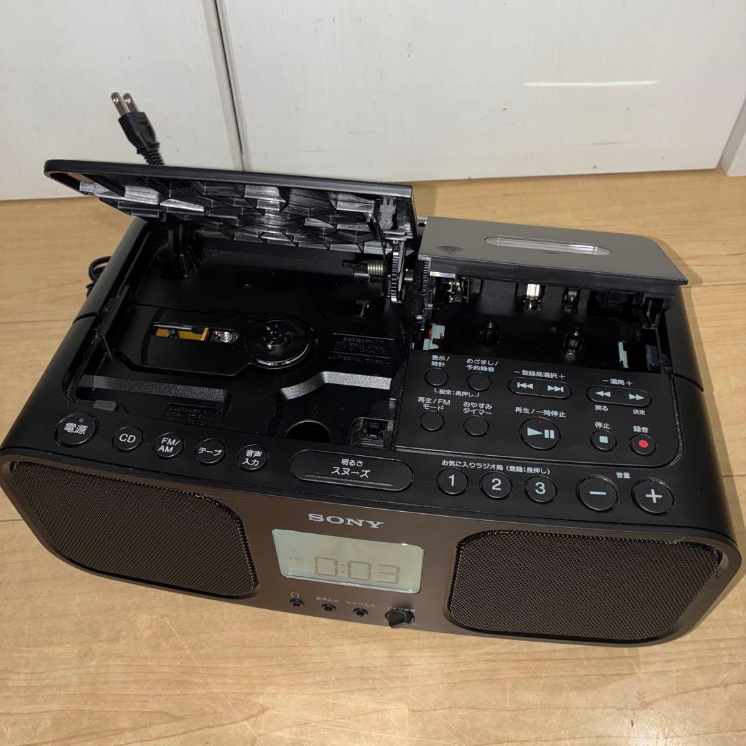 完動品！SONY ラジカセ CD AM/FM カセットテープ CFD-S401