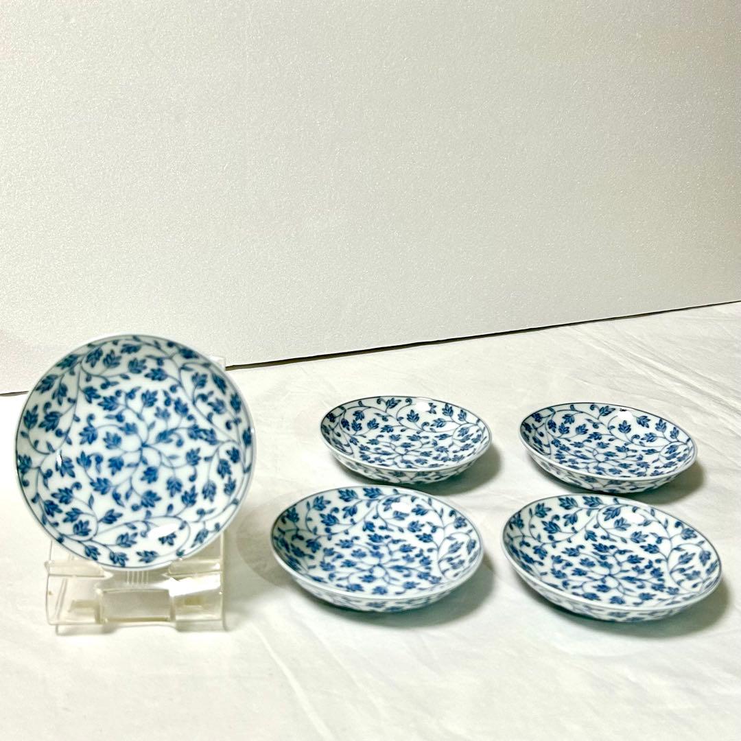 橘吉 たち吉 唐草 大皿5枚 小皿5枚 計10枚 新品未使用