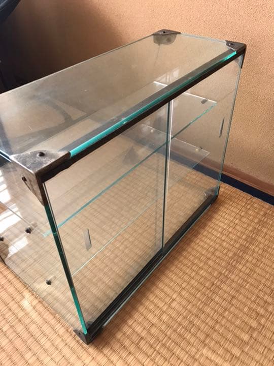 アンティーク　什器　ヴィンテージ全面ガラスショーケース