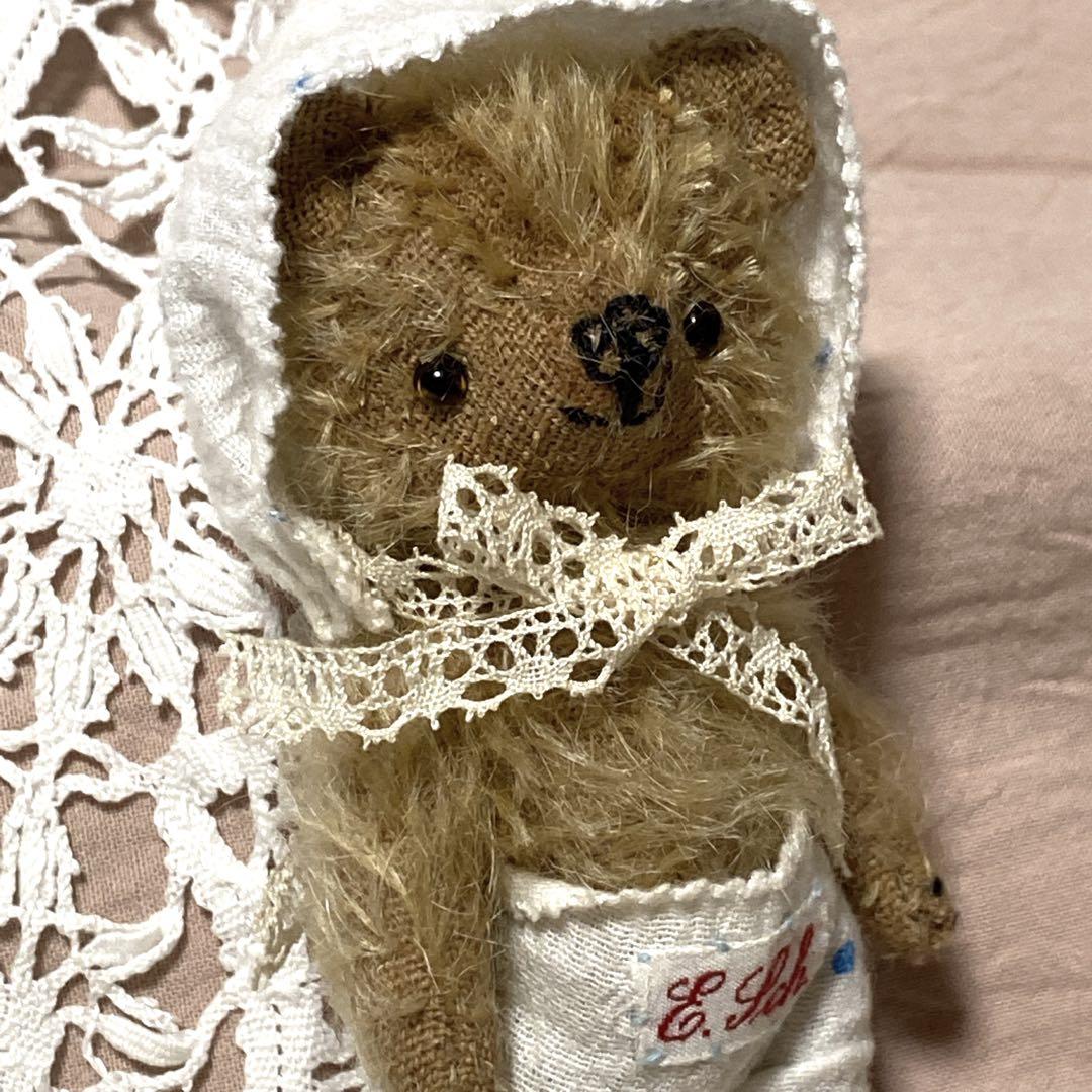 テディベア ハンドメイド ai bear 作家 手のひらサイズ 11㎝ クマ