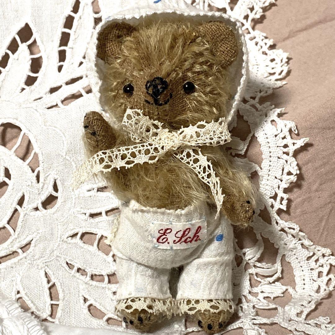 テディベア ハンドメイド ai bear 作家 手のひらサイズ 11㎝ クマ
