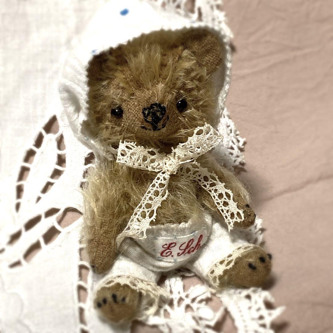 テディベア ハンドメイド ai bear 作家 手のひらサイズ 11㎝ クマ