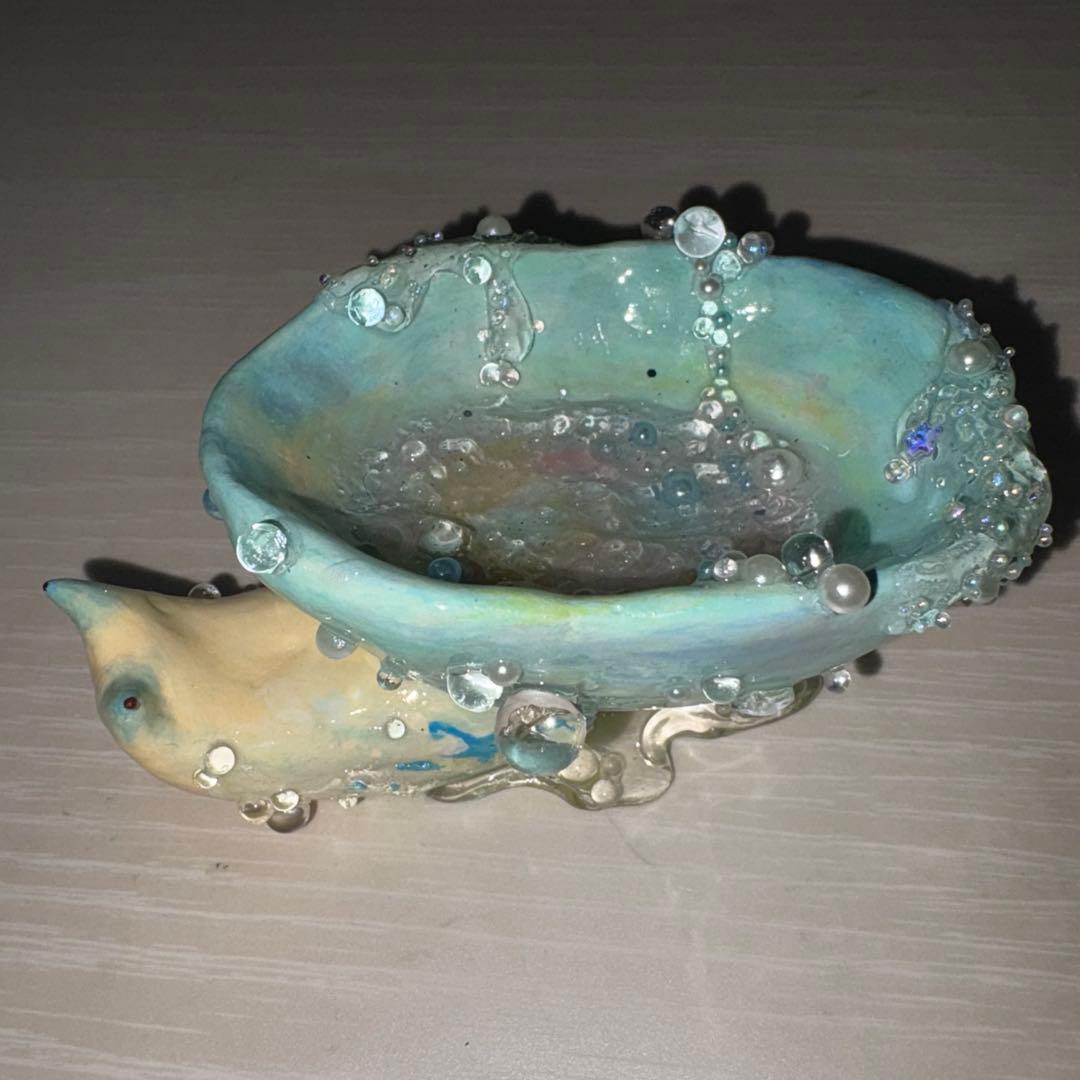 かたつむりの小物入れ