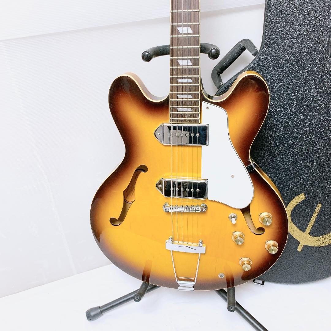 美品 Epiphone エピフォン Casino VS ナチュラル ハードケース