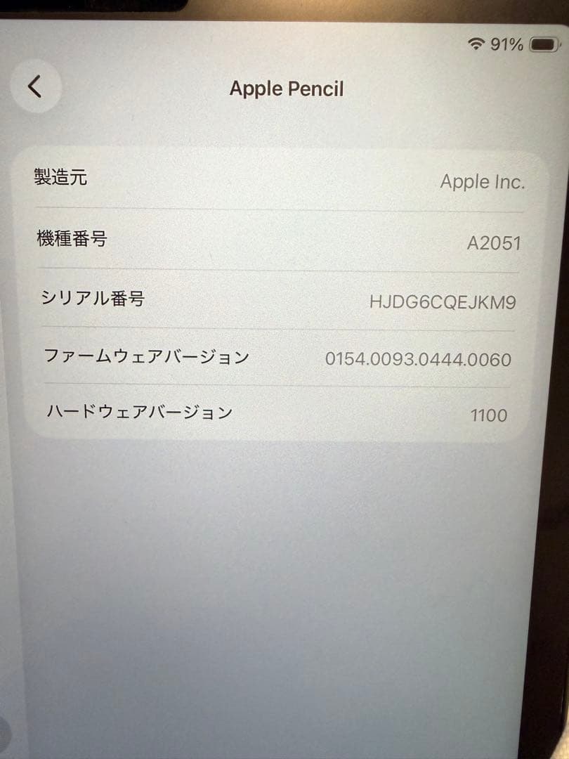 Apple Pencil 第2世代/動作確認済