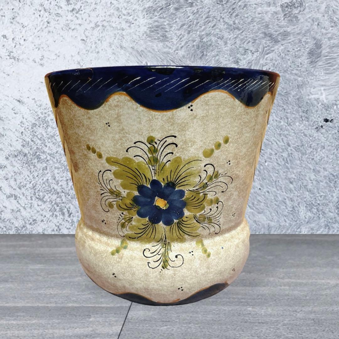 イタリア製　大きな陶器鉢カバー