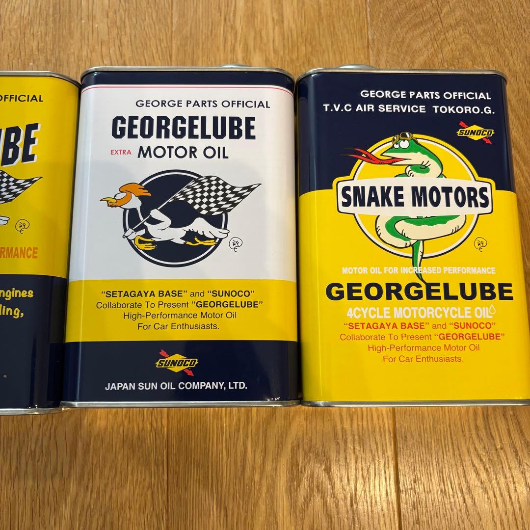 世田谷ベース　正式装備品　オイル缶　所ジョージ　SUNOCO 4セット 全種類