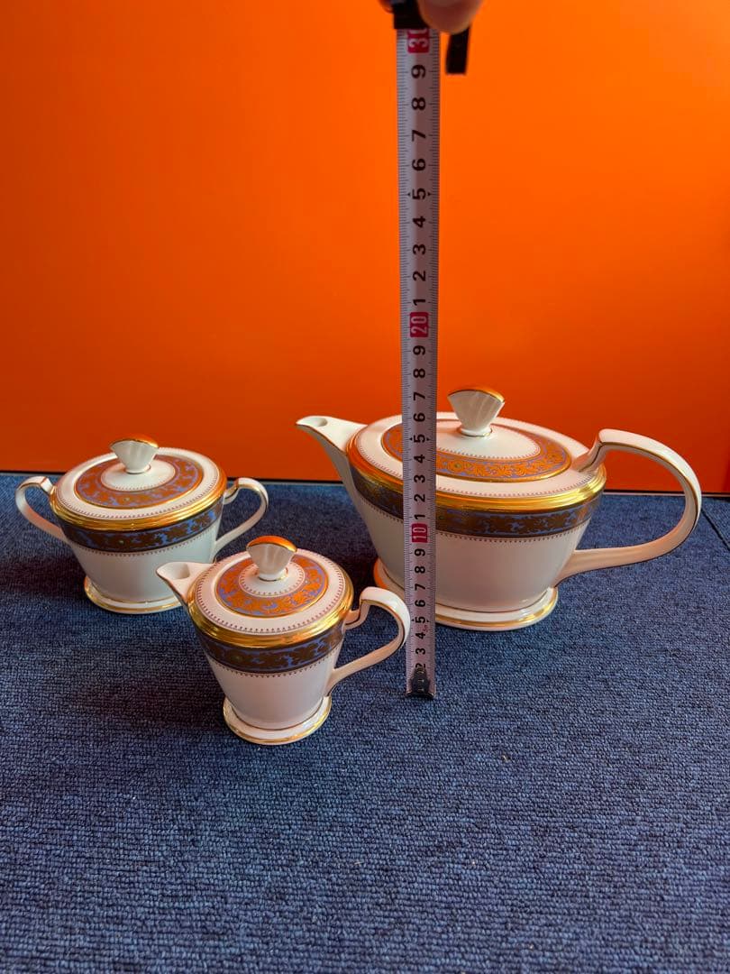 896 オールドノリタケ　グランブロシェ　アフタヌーンティーセット　金彩　未使用