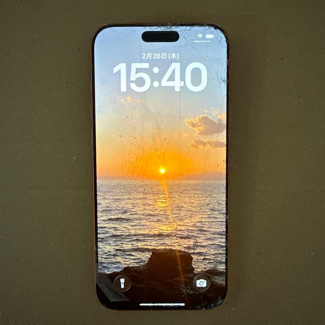 iPhone 17 Pro Max 256GB 【画面割れ・機能正常】ジャンク