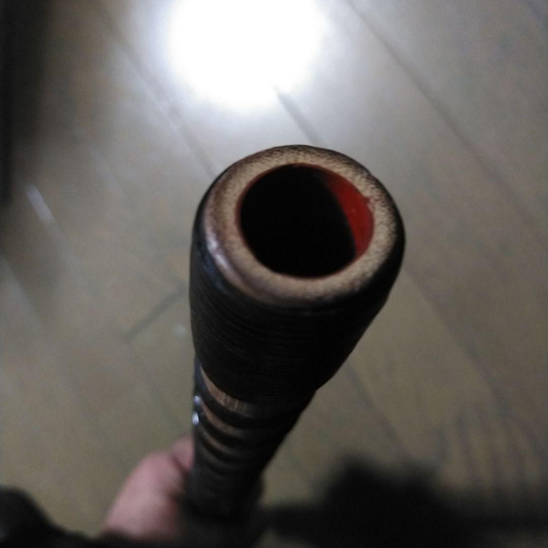 雅楽　龍笛　本管　煤竹　藤巻　(極太管)