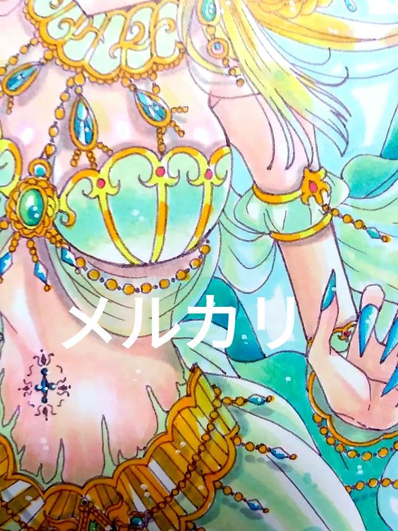 【オリジナル手描きイラスト 】人魚姫 自作一次創作