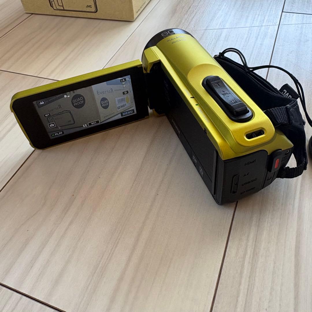 JVC EverioR GZ-R480-Y シトロンイエロー 本体おまけ付き