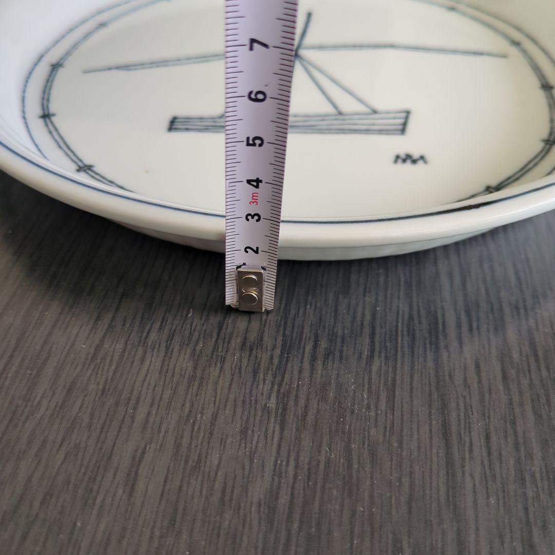 無汸庵　綿貫宏介　絵皿　24センチ　舟　船　ふね　フネ