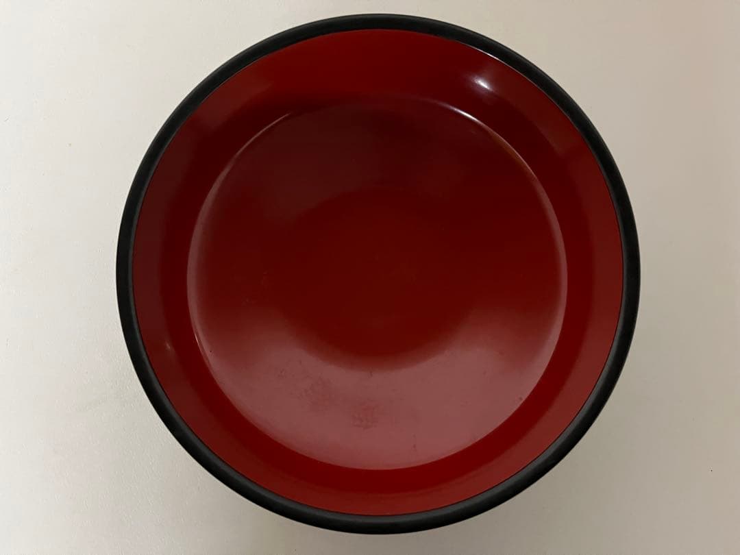 大幅値下げ❤️天然木　本漆❤️黒内朱　寿司桶　こね鉢　菓子器φ23cm H11cm