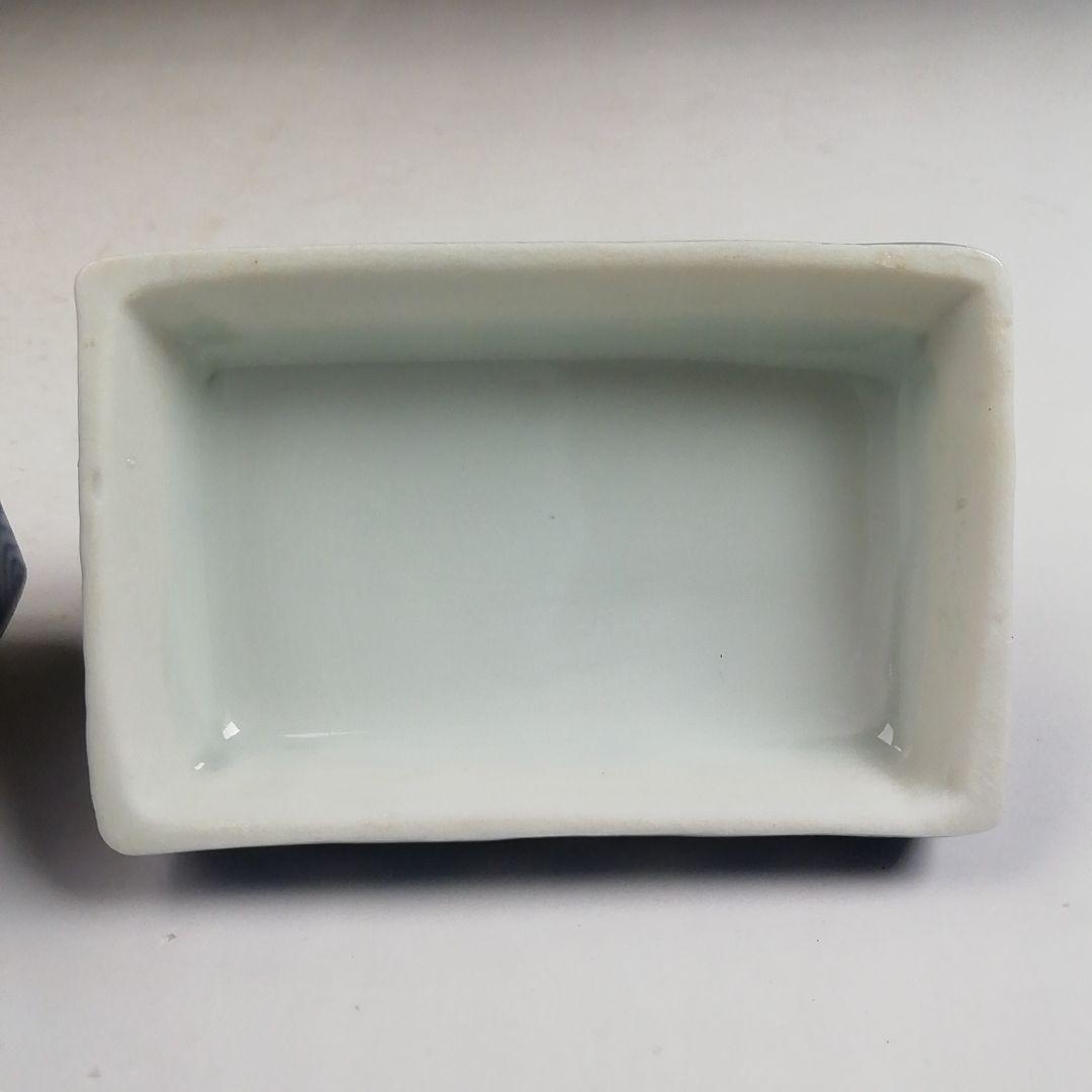 Ｗ３７２　香合　『色絵　龍』『高野昭阿弥 造』　共箱　茶道具