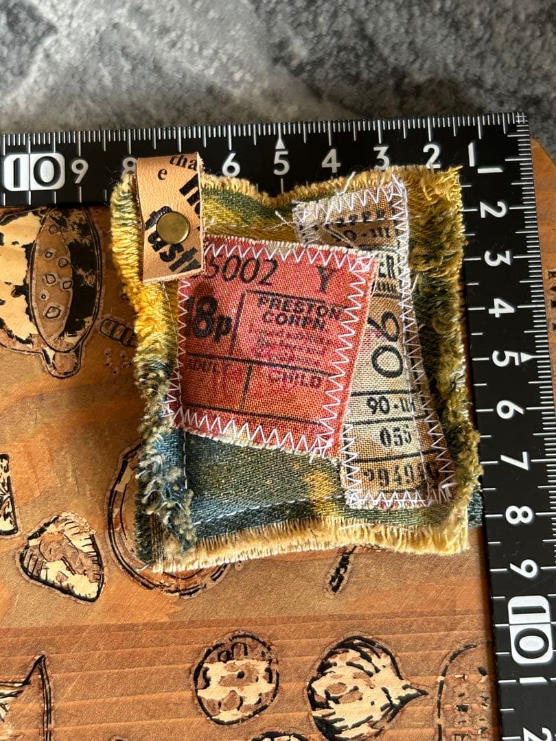 コラボ‼️染めデニムチケットちびタグNo.876